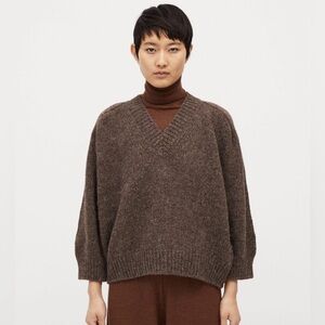 Babaa No 29 Wool Jumper Sweater in Brown - O/S